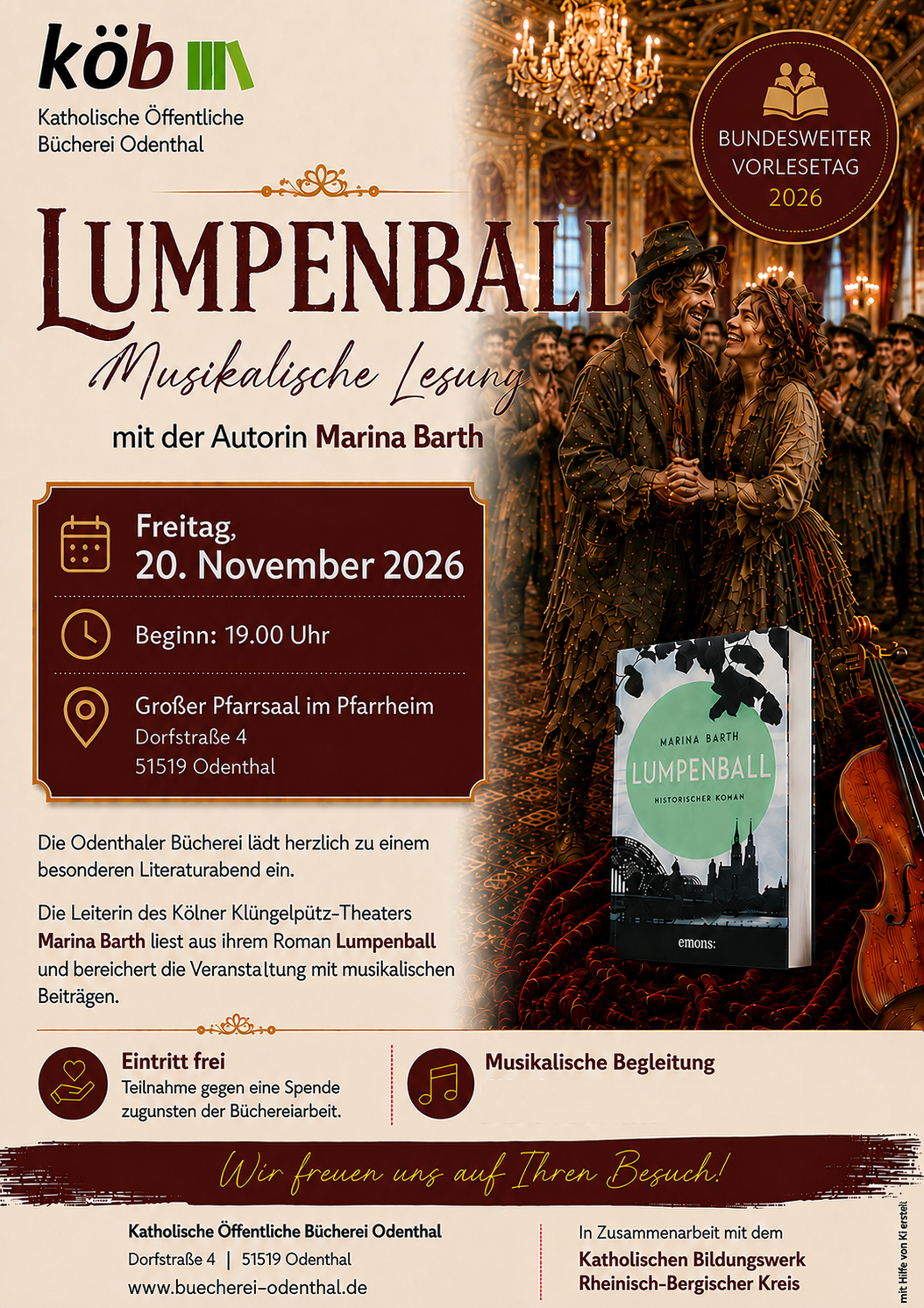 20. November Lumpenball (c) KÖB Odenthal