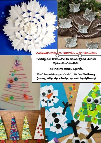 Bastelabend mit Kindern (c) KÖB Odenthal