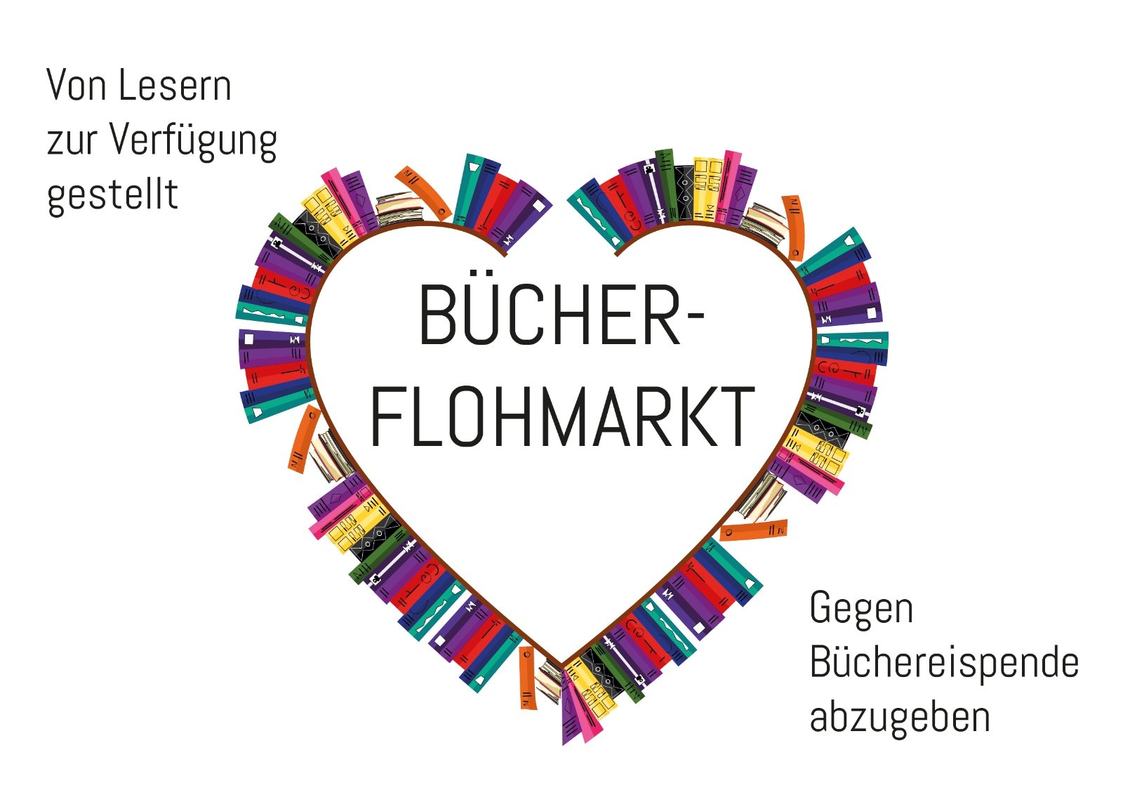 Flohmarkt im Eingangsbereich der Kinderbücherei (c) KÖB Odenthal