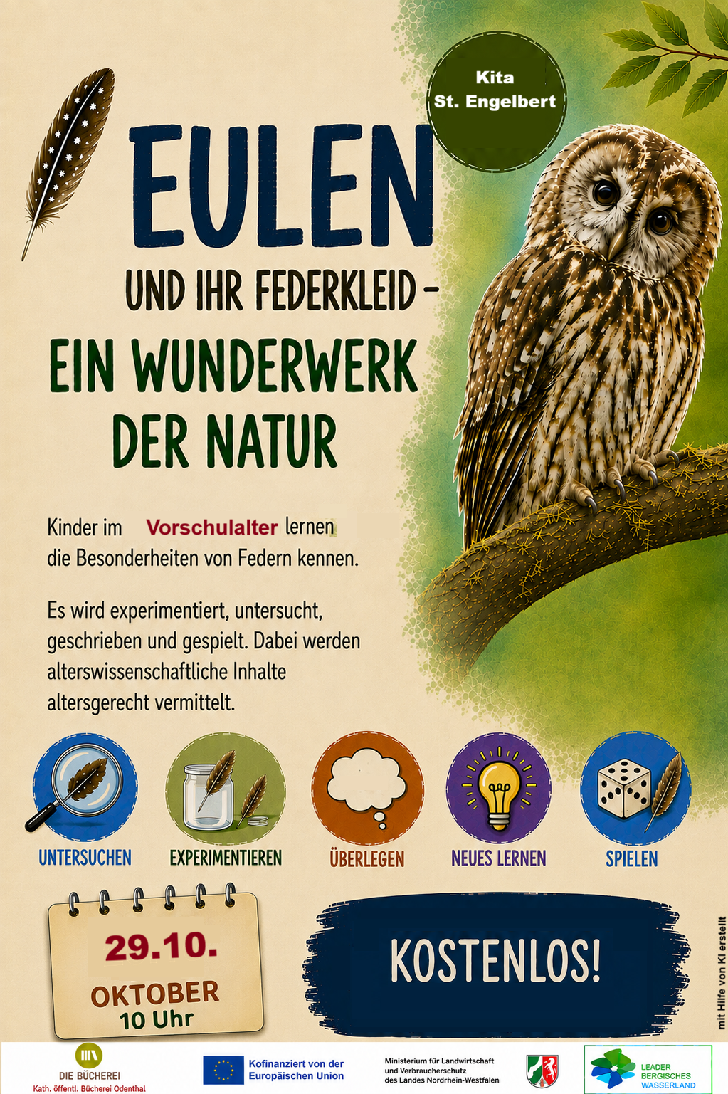 Plakat Eulen 29.10. (c) KÖB Odenthal